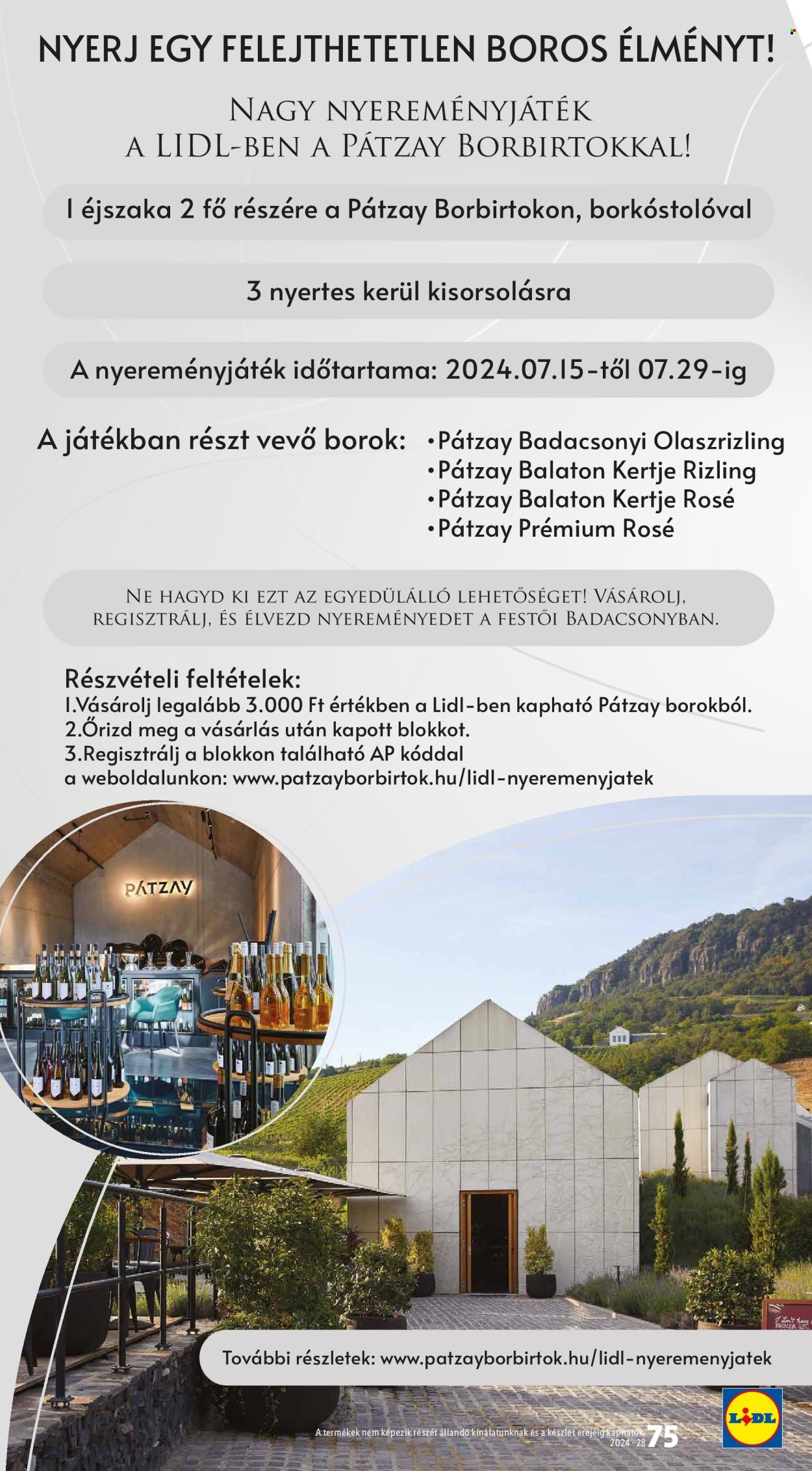 Lidl akciós újságok - 2024.07.11 - 2024.07.17. Oldal 75