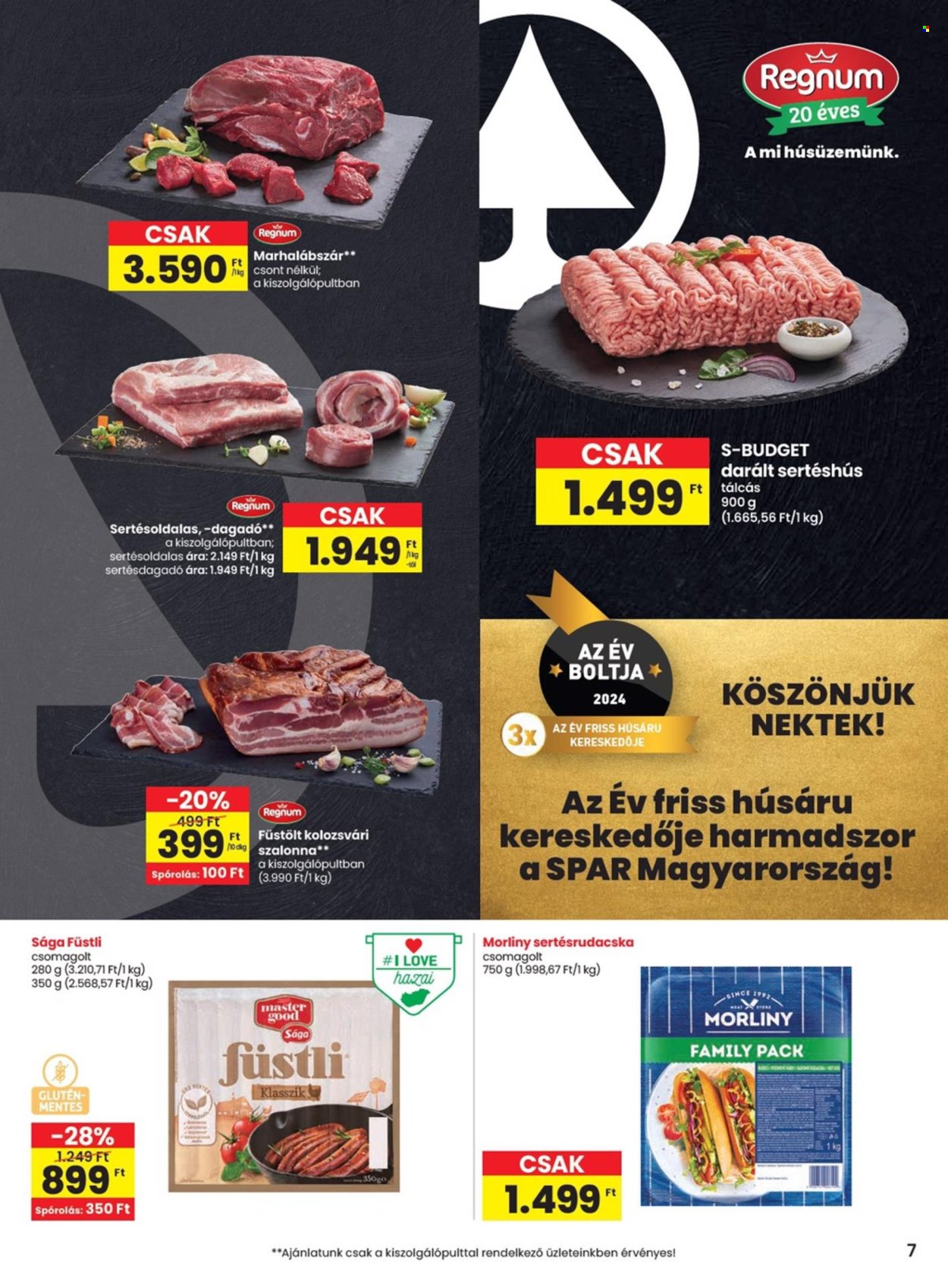 SPAR akciós újságok - 2024.07.11 - 2024.07.17. Oldal 7