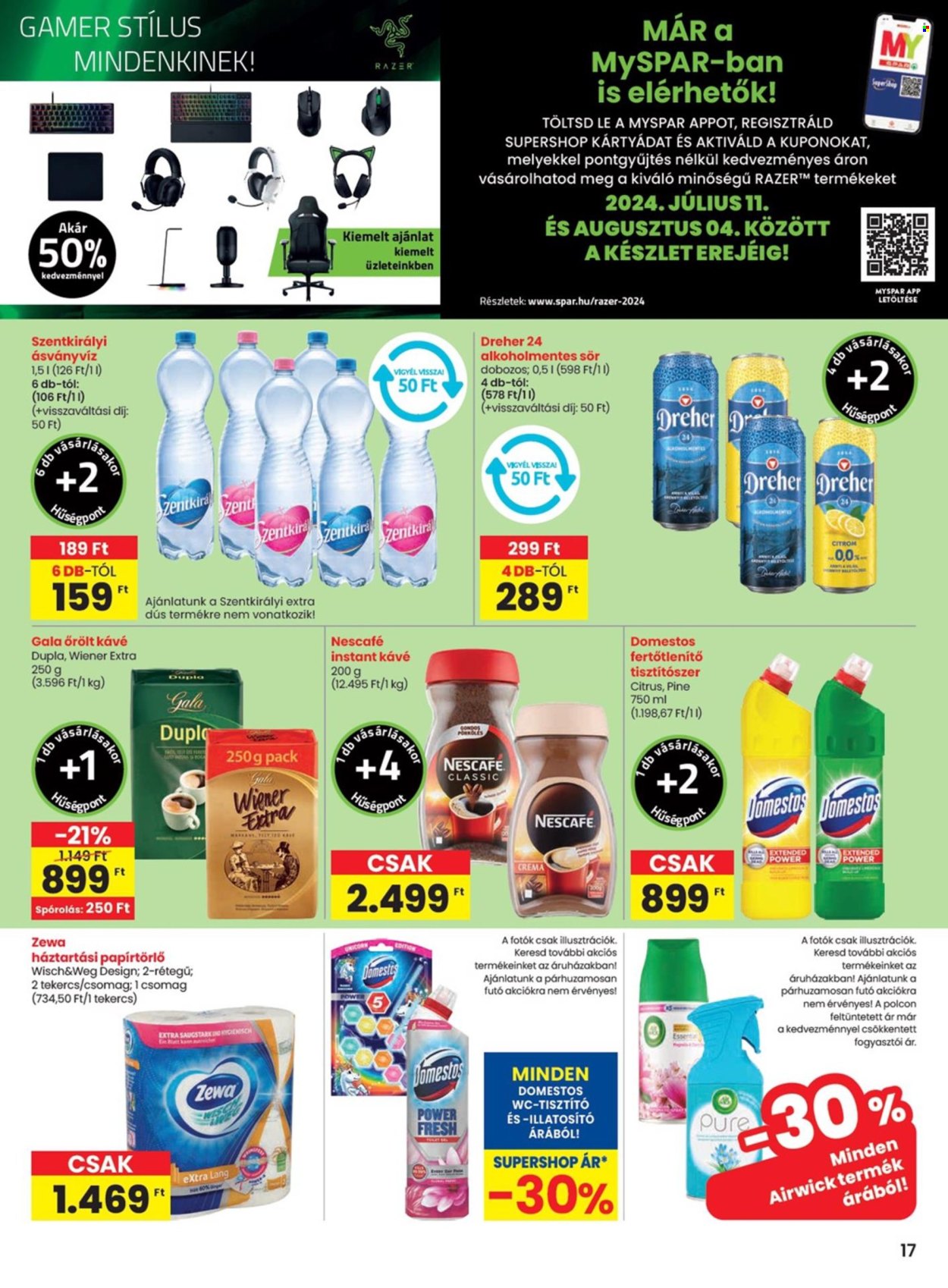 SPAR akciós újságok - 2024.07.11 - 2024.07.17. Oldal 17