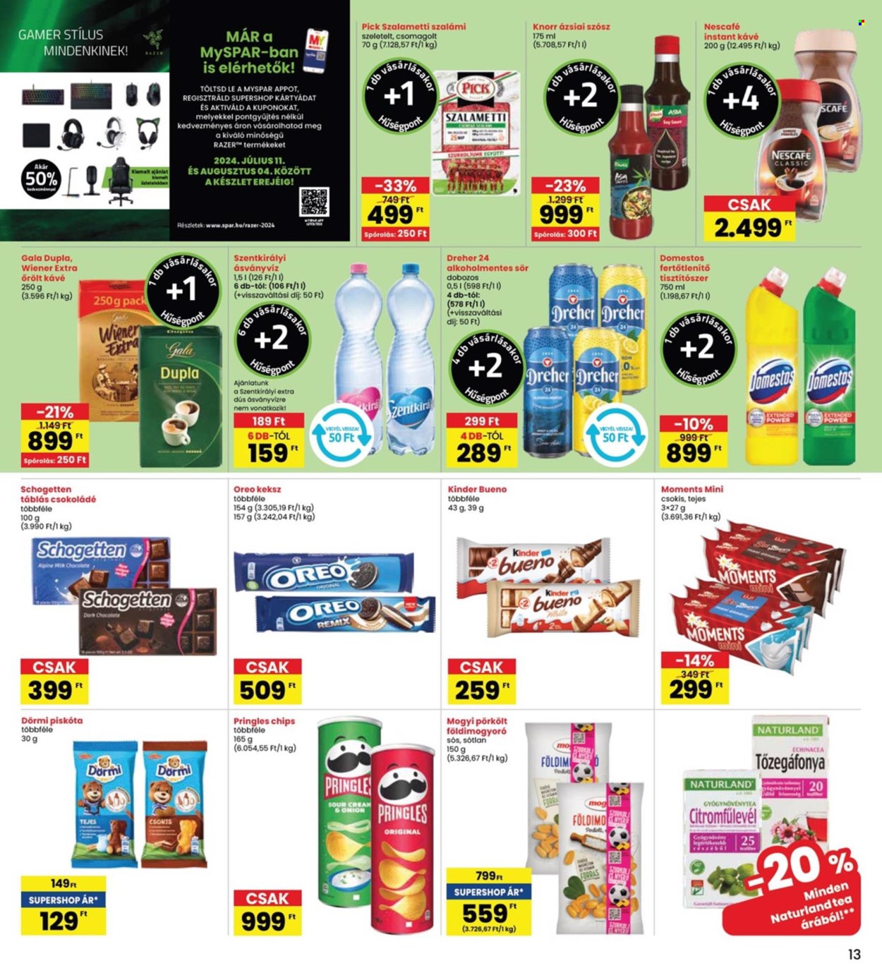 INTERSPAR akciós újságok - 2024.07.11 - 2024.07.17. Oldal 13