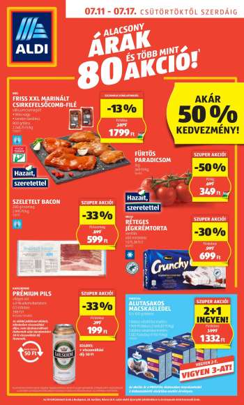Újság Aldi - 2024.07.11 - 2024.07.17.