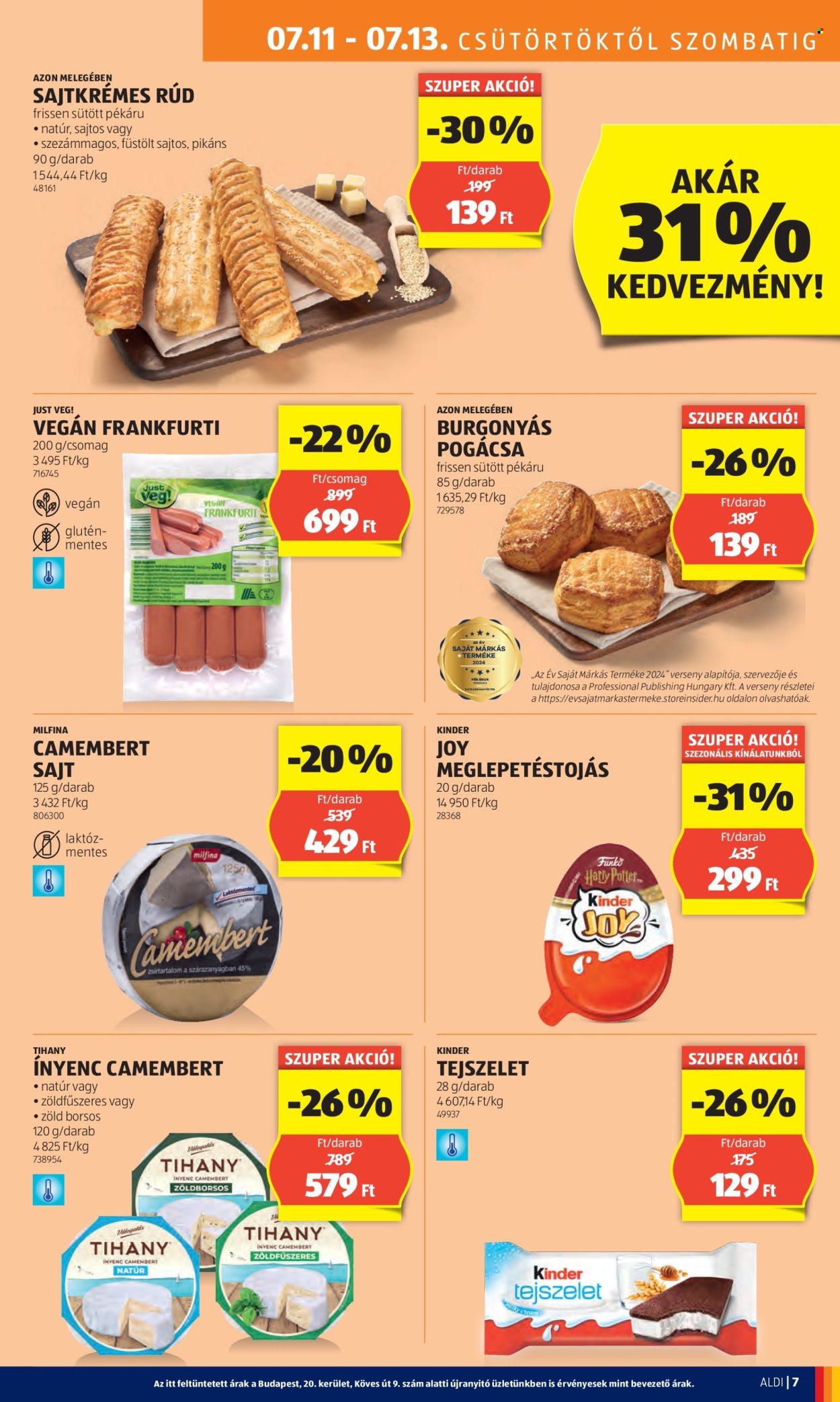 Aldi akciós újságok - 2024.07.11 - 2024.07.17. Oldal 9