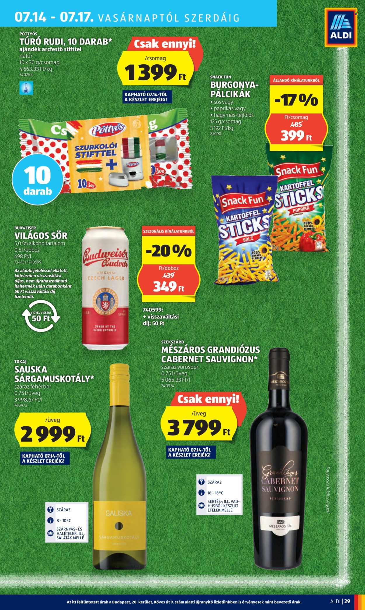 Aldi akciós újságok - 2024.07.11 - 2024.07.17. Oldal 33
