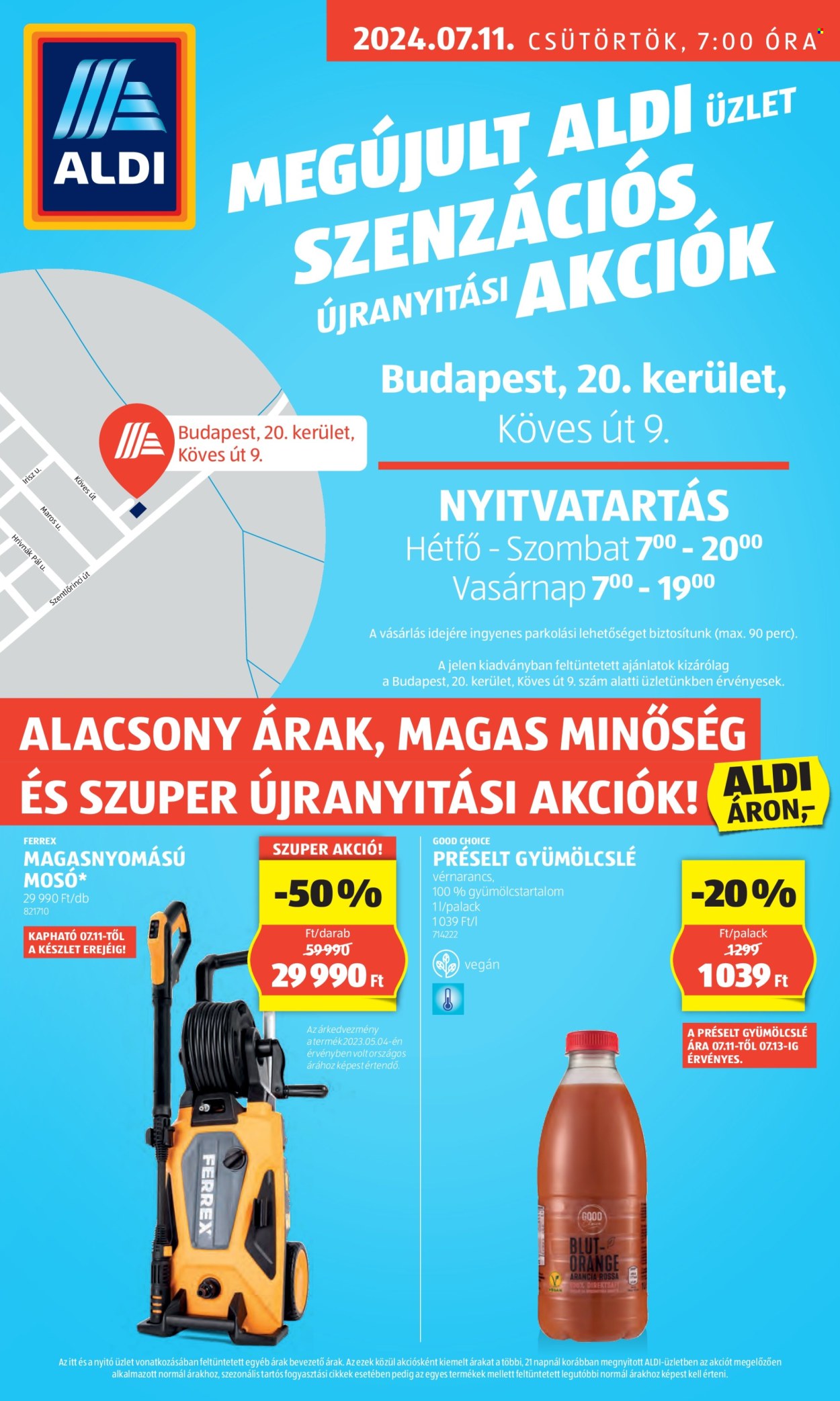 Aldi akciós újságok. Oldal 1