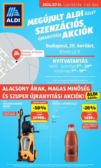 Újság Aldi.