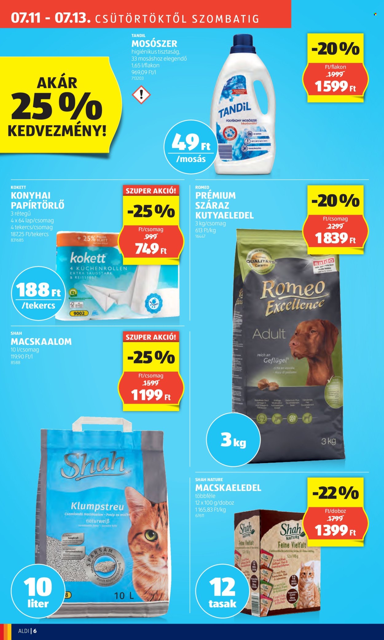 Aldi akciós újságok. Oldal 6