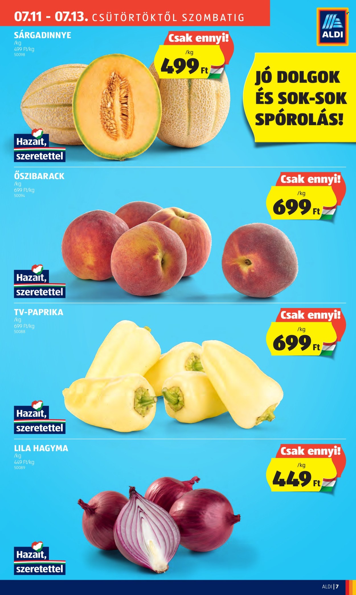 Aldi akciós újságok. Oldal 7