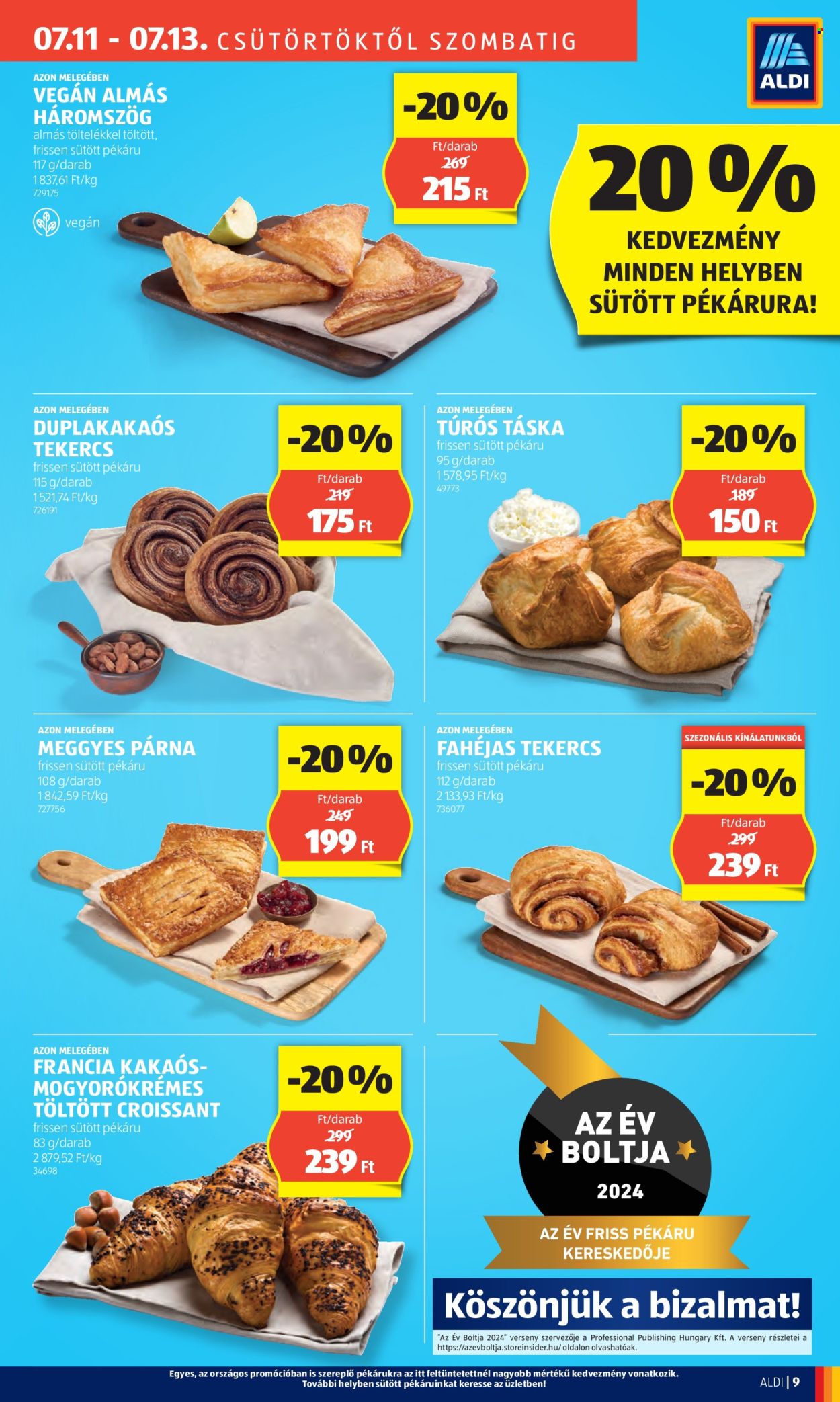 Aldi akciós újságok. Oldal 9