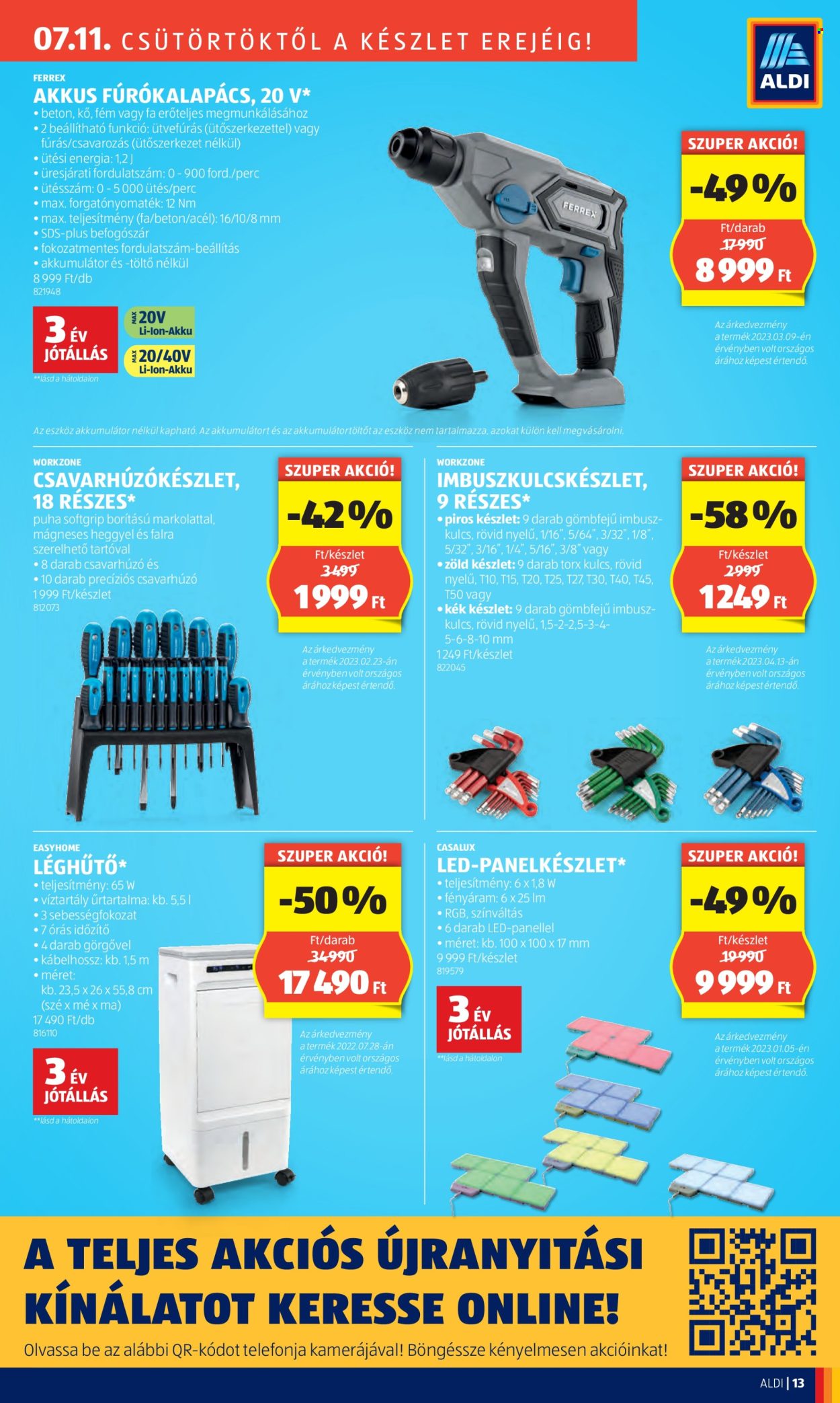 Aldi akciós újságok. Oldal 13