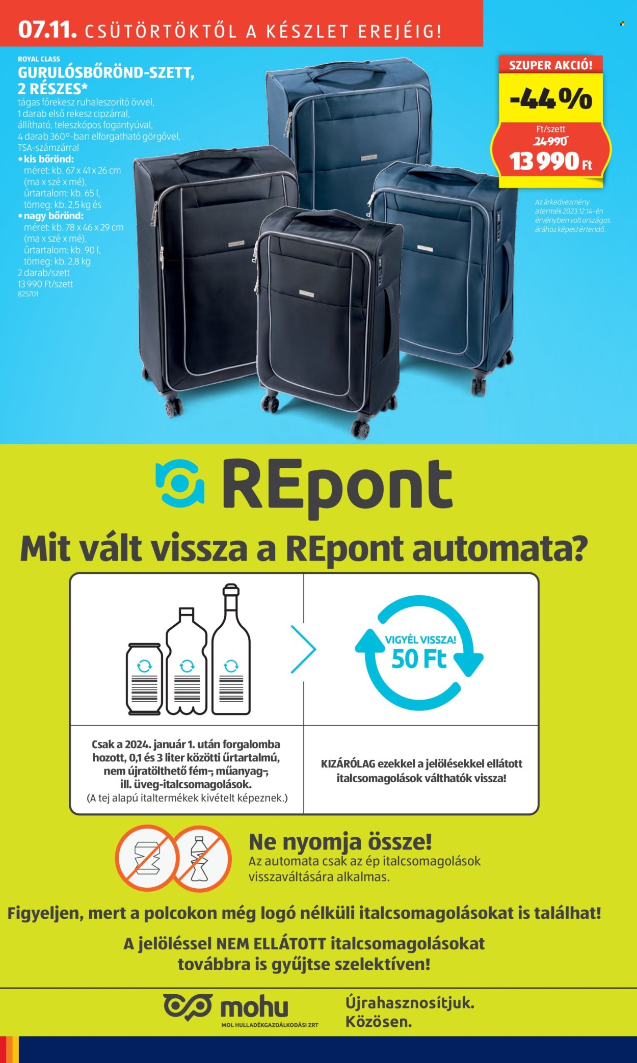 Aldi akciós újságok. Oldal 16