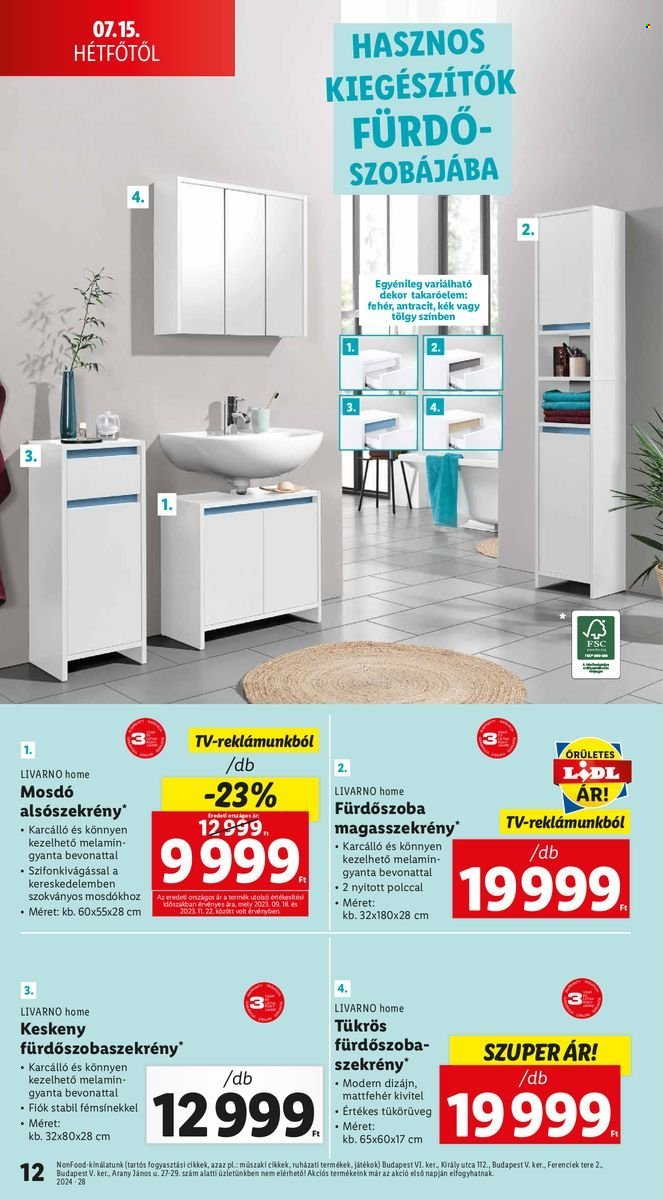 Lidl akciós újságok. Oldal 12