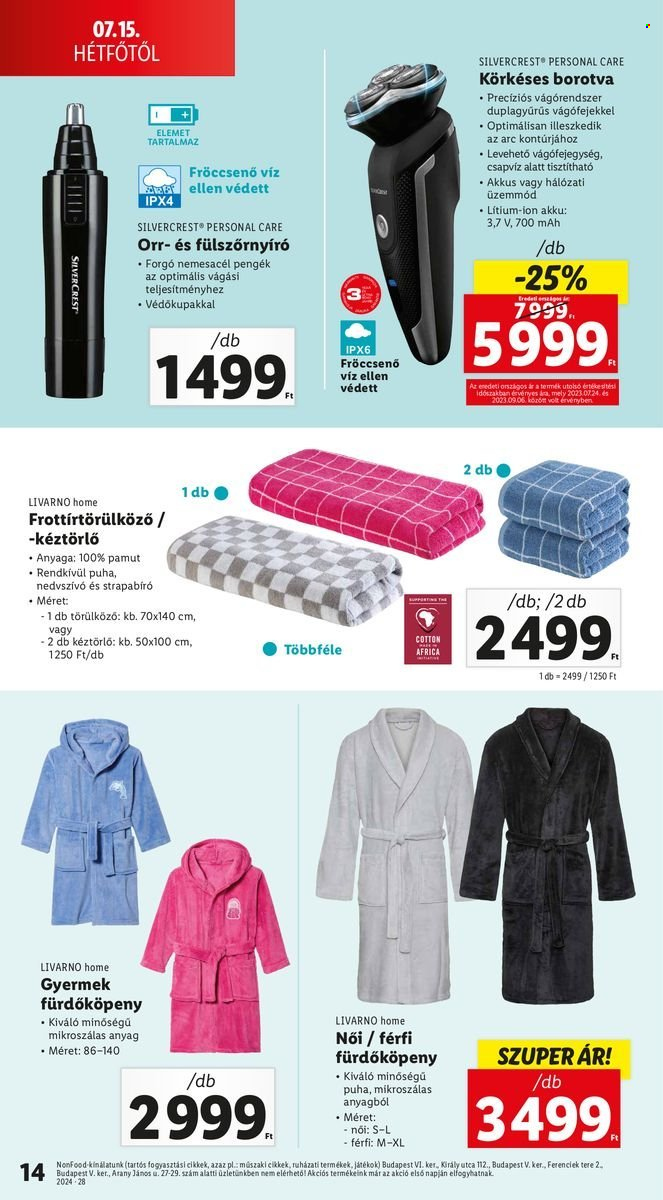 Lidl akciós újságok. Oldal 14