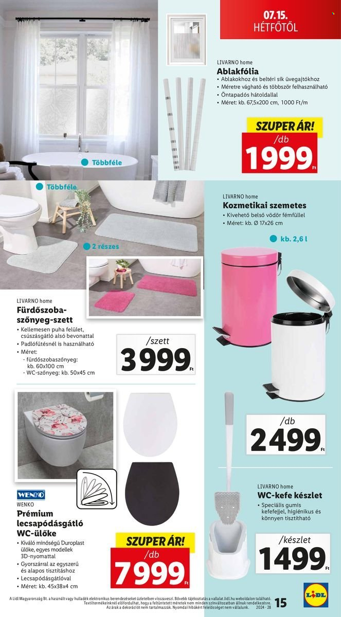 Lidl akciós újságok. Oldal 15