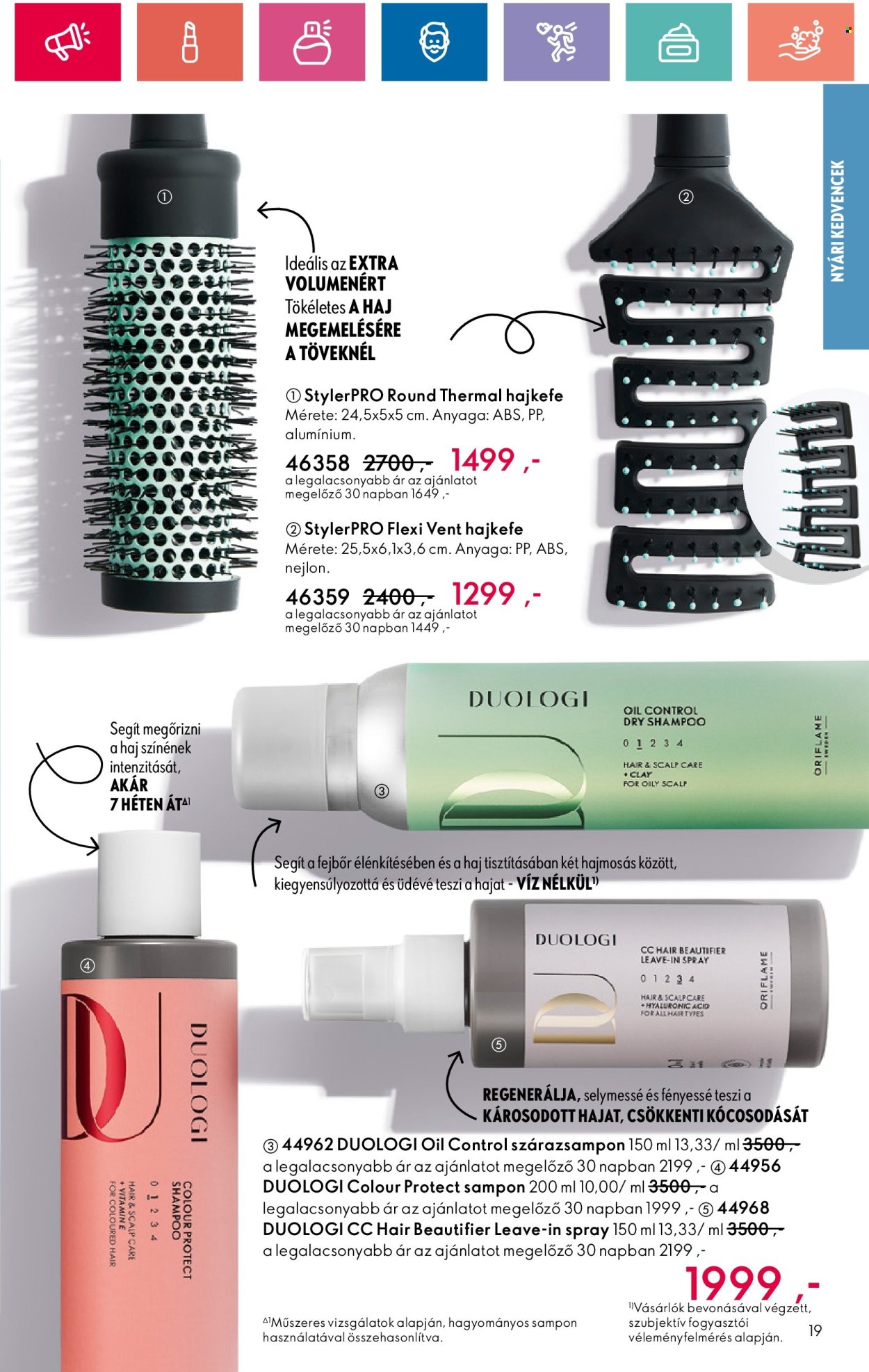 Oriflame akciós újságok - 2024.07.09 - 2024.07.29. Oldal 19
