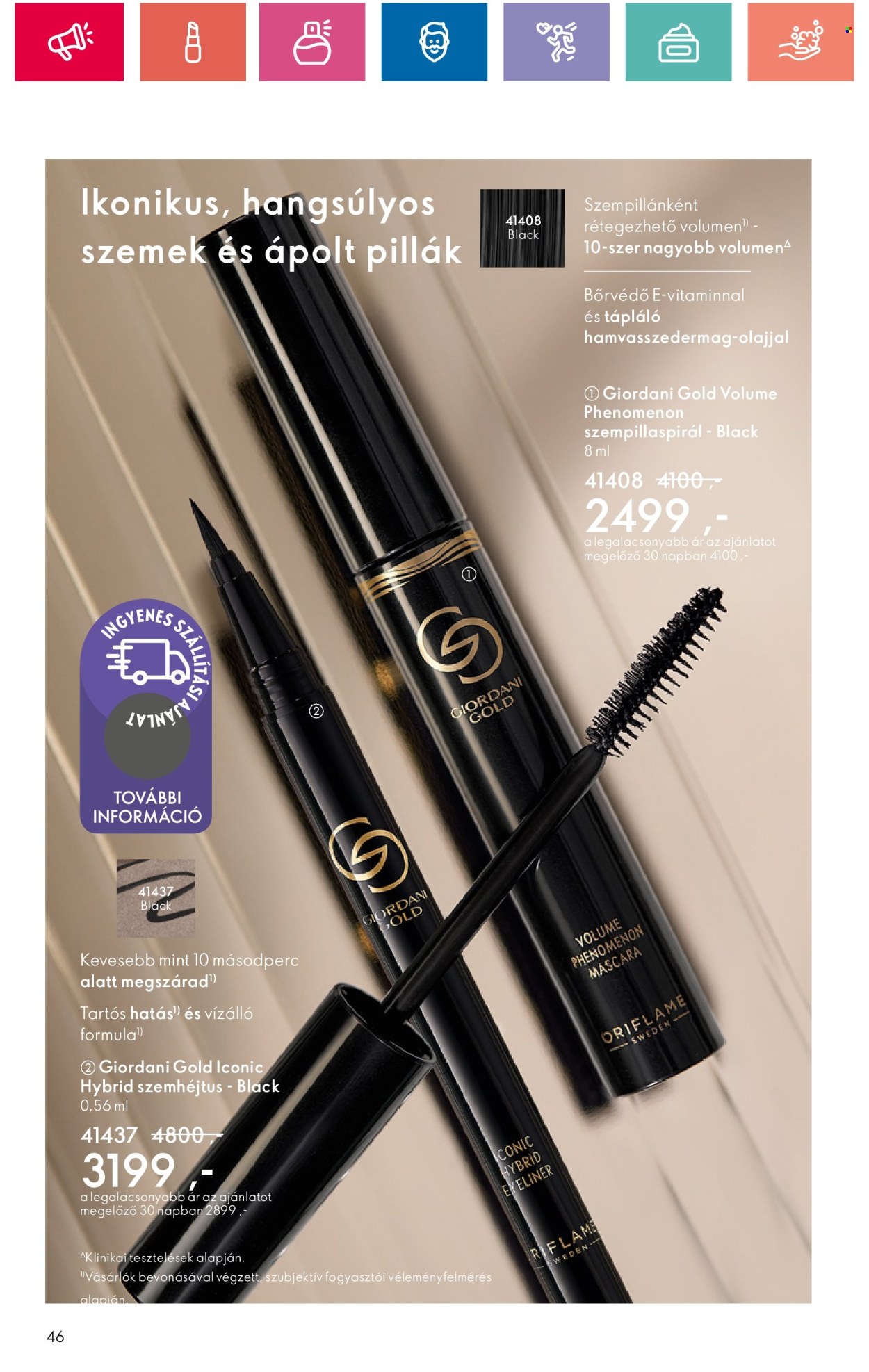 Oriflame akciós újságok - 2024.07.09 - 2024.07.29. Oldal 46