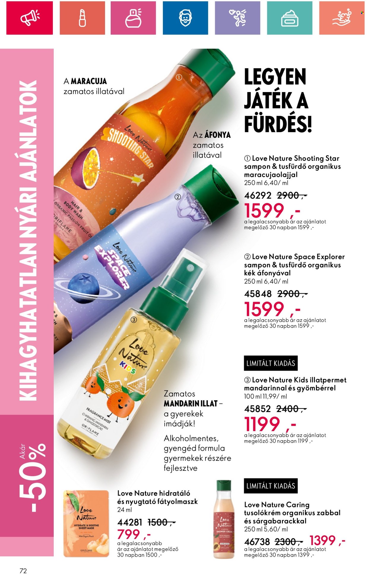 Oriflame akciós újságok - 2024.07.09 - 2024.07.29. Oldal 72