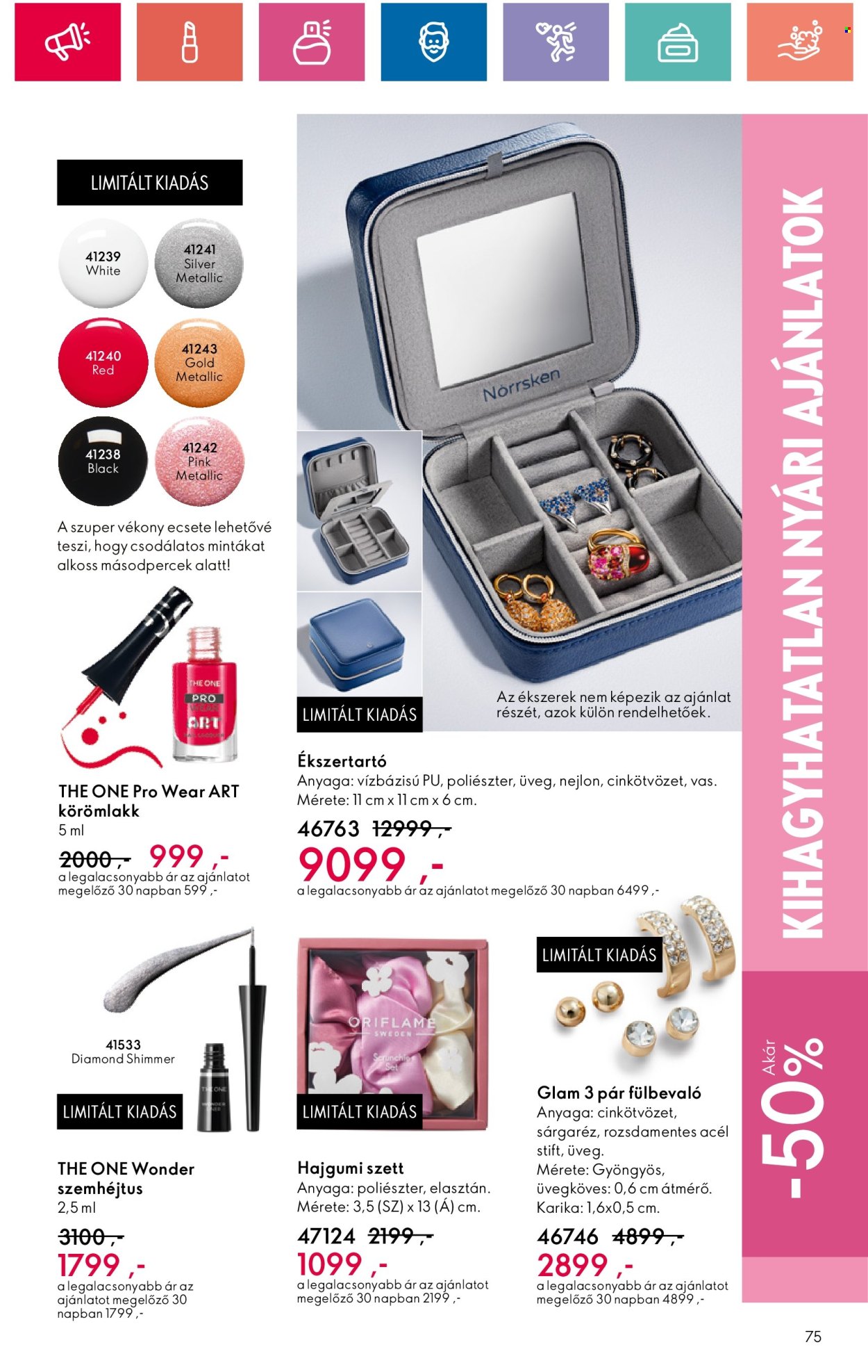 Oriflame akciós újságok - 2024.07.09 - 2024.07.29. Oldal 75