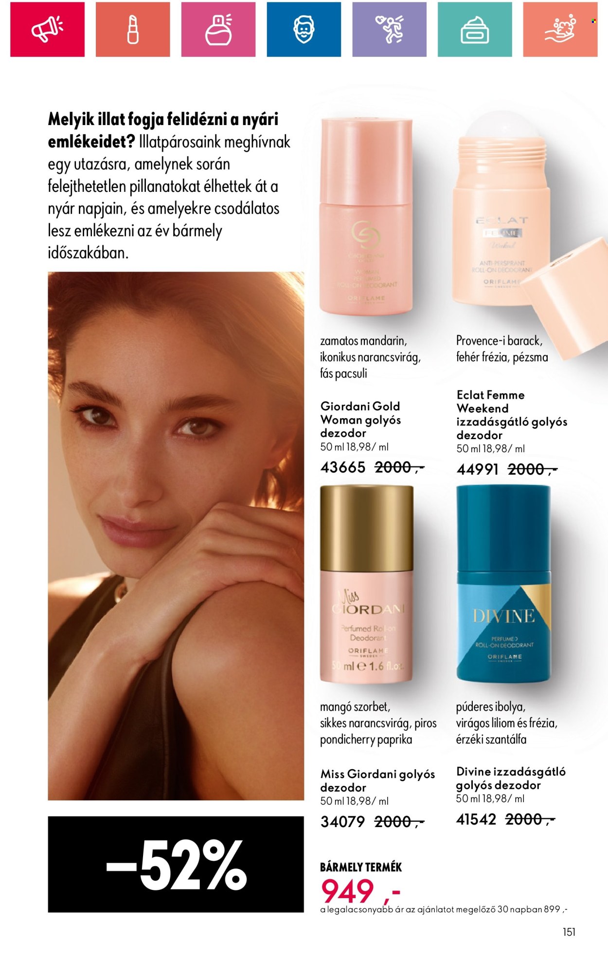 Oriflame akciós újságok - 2024.07.09 - 2024.07.29. Oldal 151