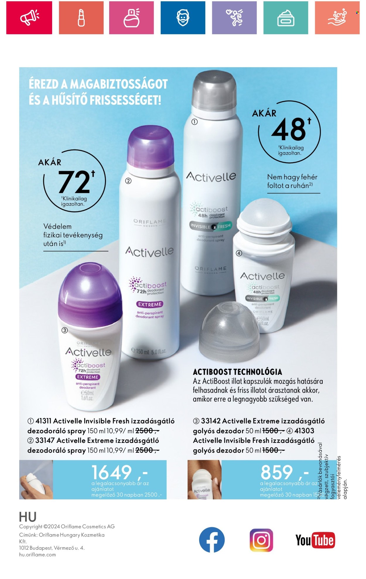 Oriflame akciós újságok - 2024.07.09 - 2024.07.29. Oldal 166