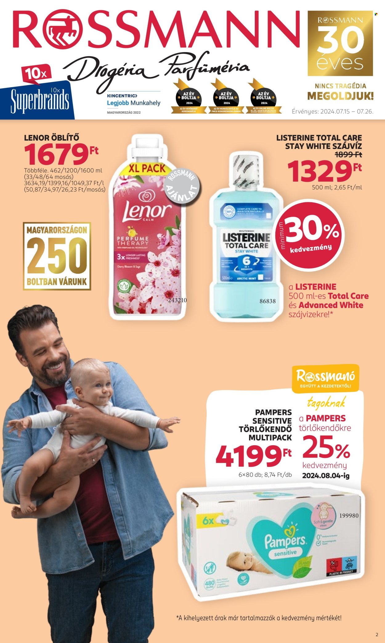 Rossmann akciós újságok - 2024.07.15 - 2024.07.26. Oldal 1