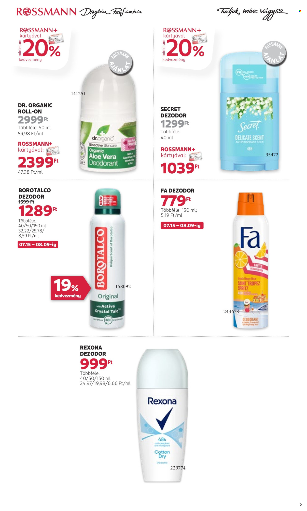 Rossmann akciós újságok - 2024.07.15 - 2024.07.26. Oldal 5