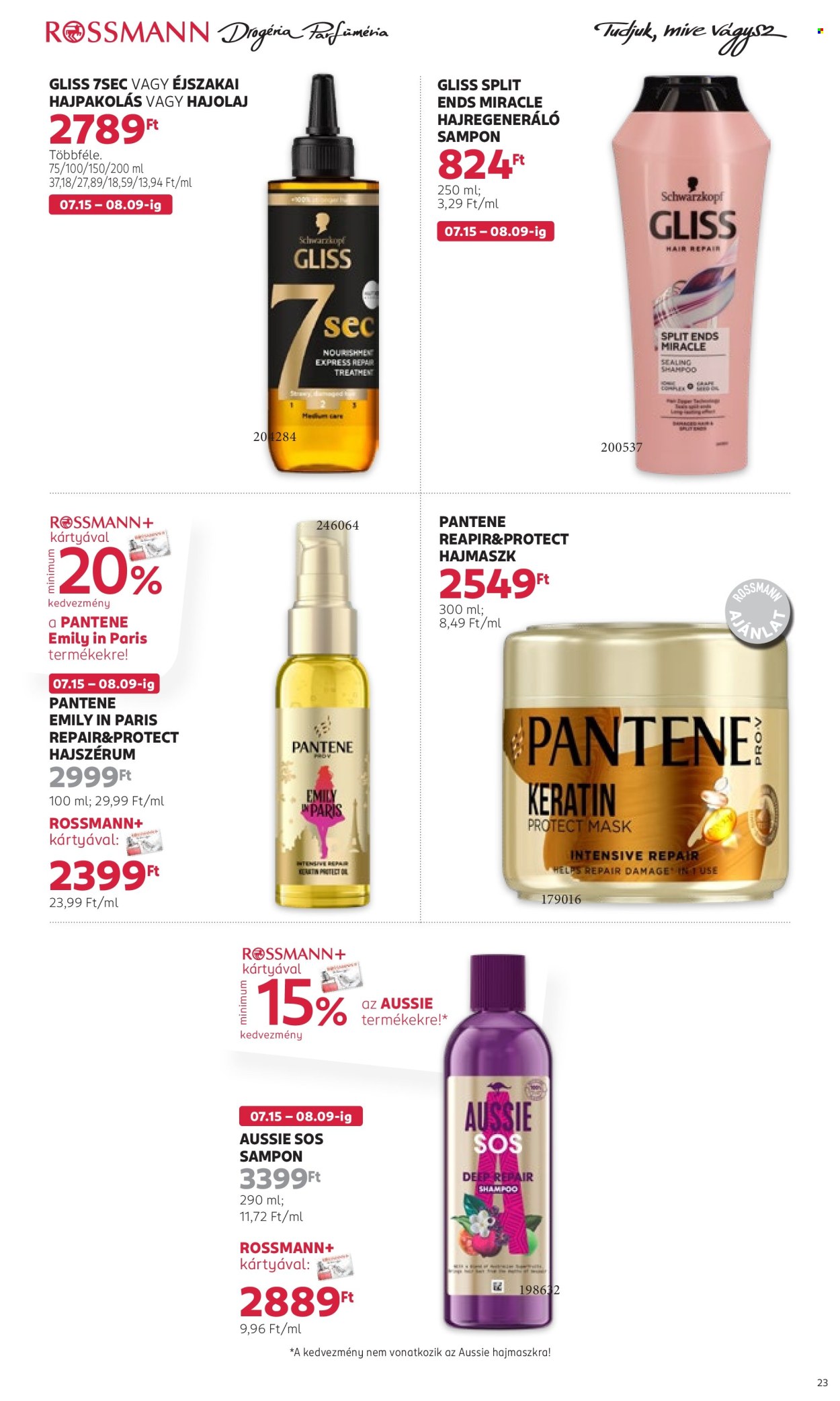 Rossmann akciós újságok - 2024.07.15 - 2024.07.26. Oldal 22