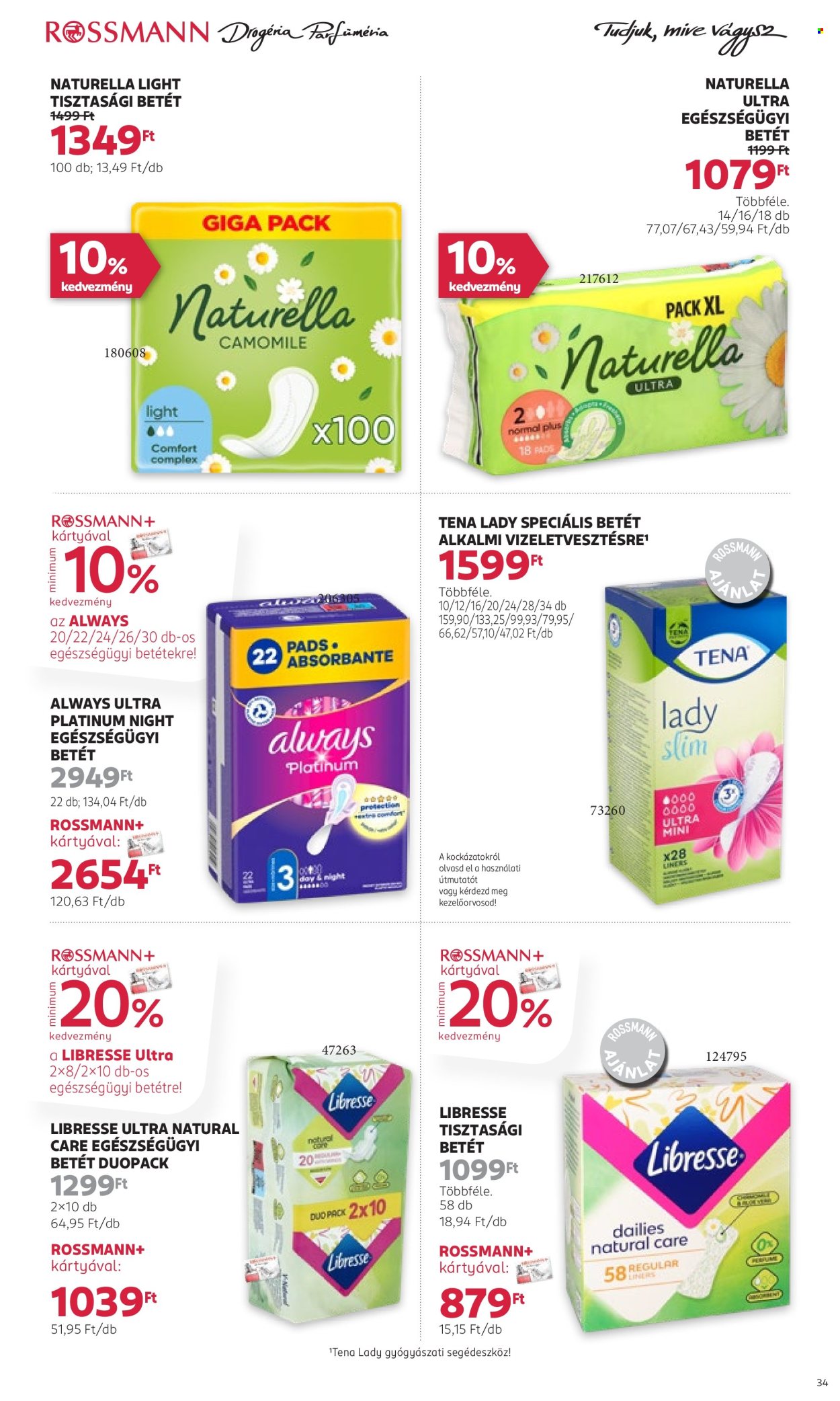Rossmann akciós újságok - 2024.07.15 - 2024.07.26. Oldal 33