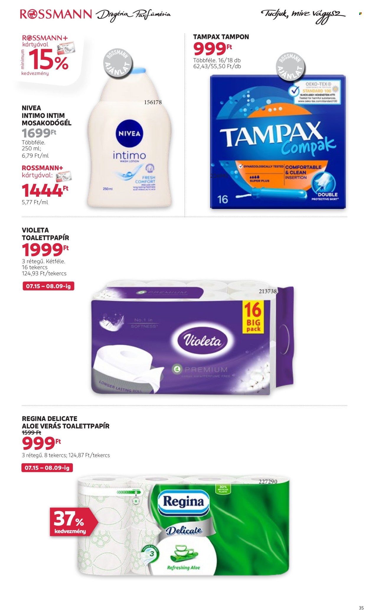 Rossmann akciós újságok - 2024.07.15 - 2024.07.26. Oldal 34