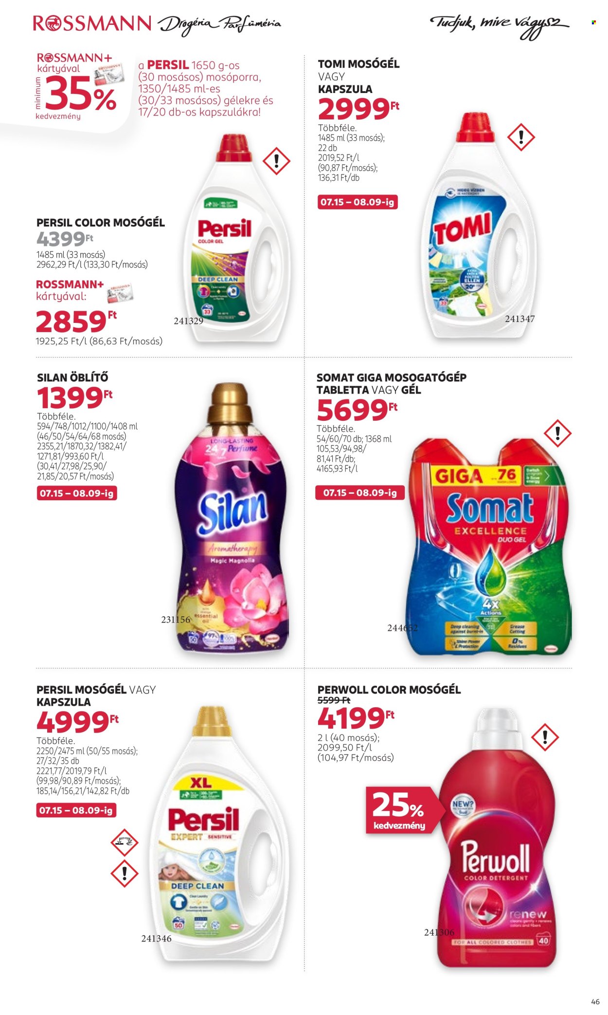 Rossmann akciós újságok - 2024.07.15 - 2024.07.26. Oldal 45