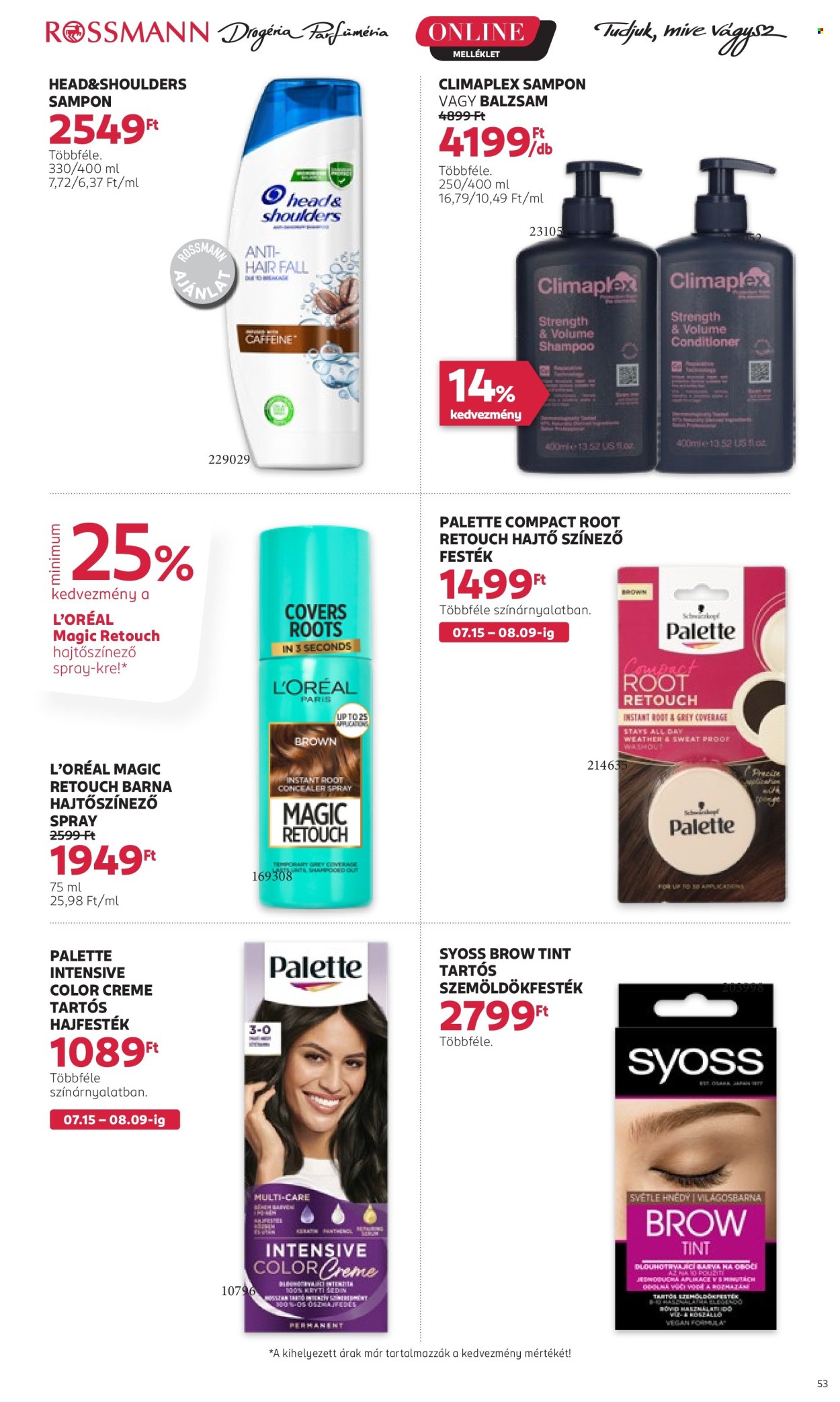 Rossmann akciós újságok - 2024.07.15 - 2024.07.26. Oldal 52