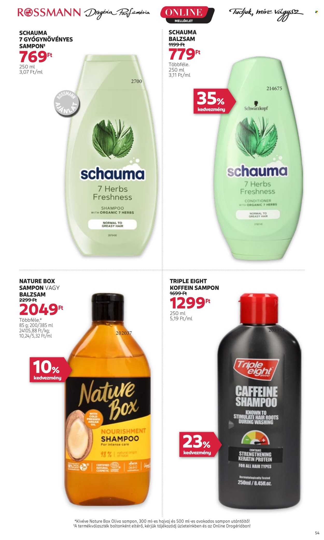 Rossmann akciós újságok - 2024.07.15 - 2024.07.26. Oldal 53