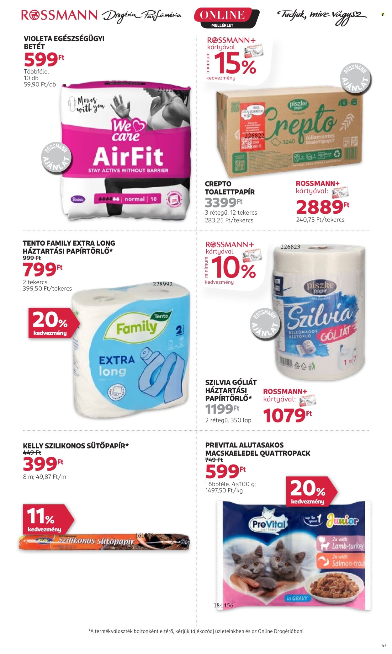Rossmann akciós újságok - 2024.07.15 - 2024.07.26. Oldal 56