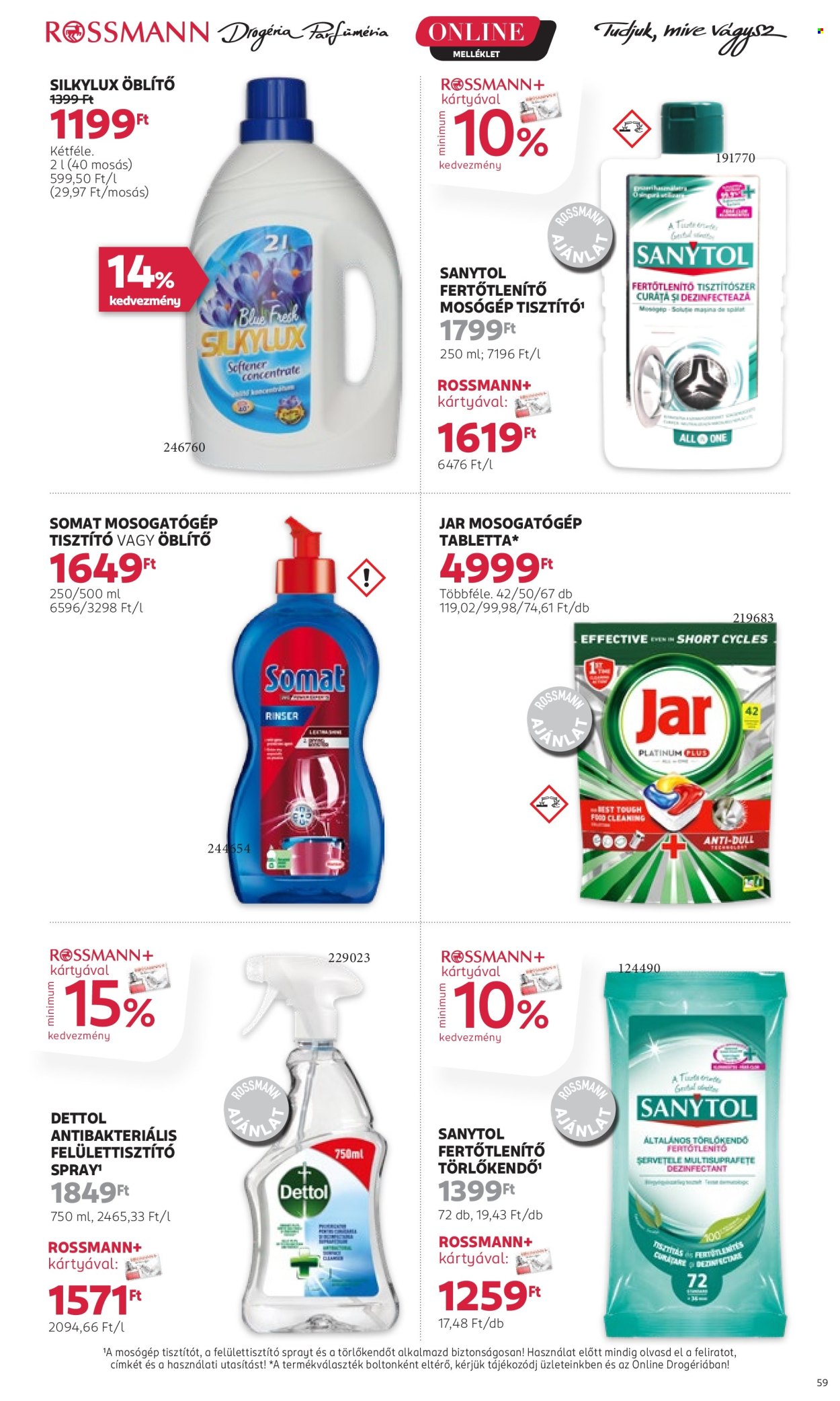 Rossmann akciós újságok - 2024.07.15 - 2024.07.26. Oldal 58