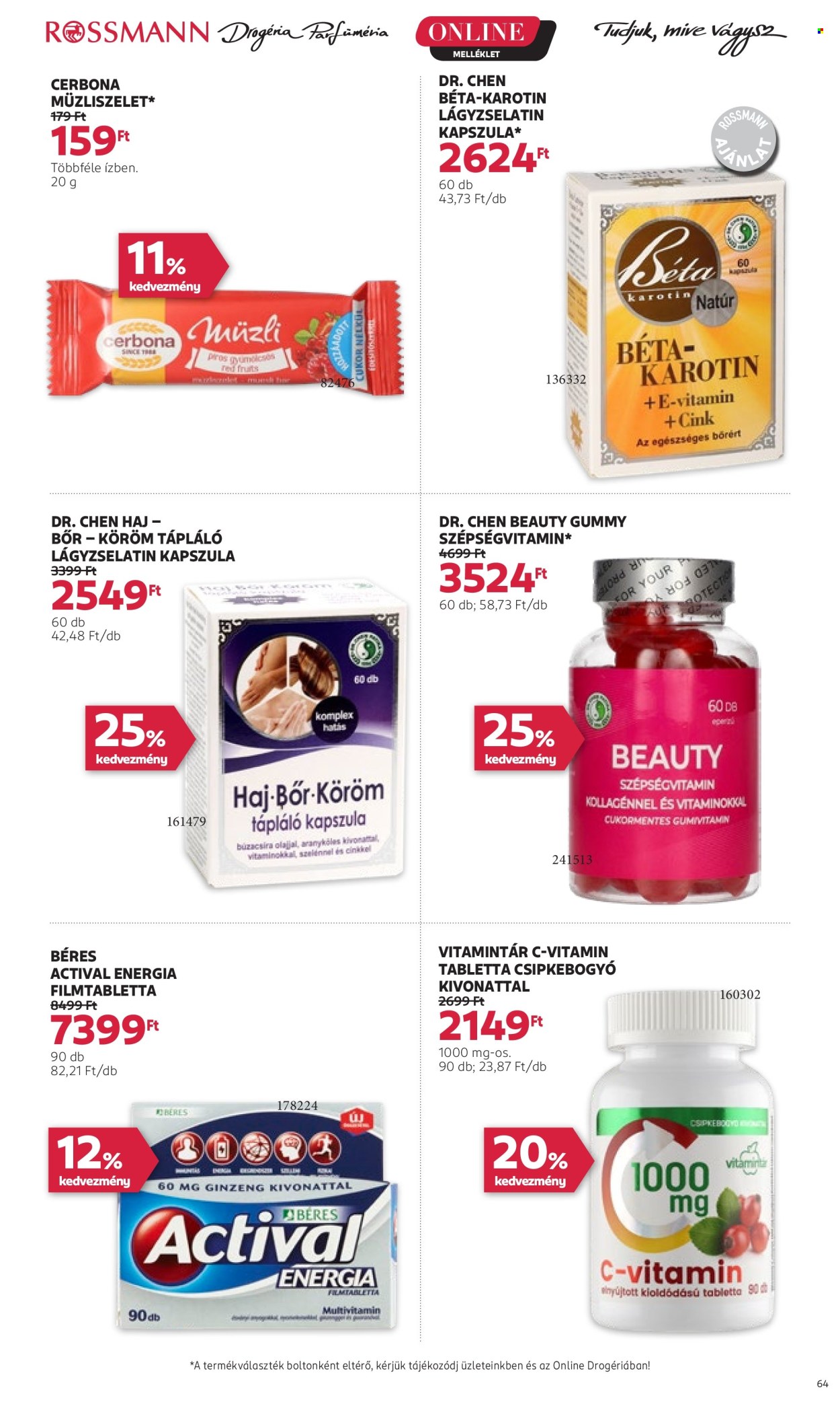 Rossmann akciós újságok - 2024.07.15 - 2024.07.26. Oldal 63