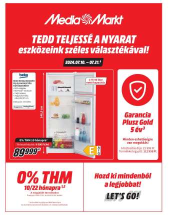 Újság MediaMarkt - 2024.07.10 - 2024.07.21.