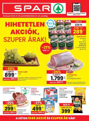 Újság SPAR - 2024.07.18 - 2024.07.24.