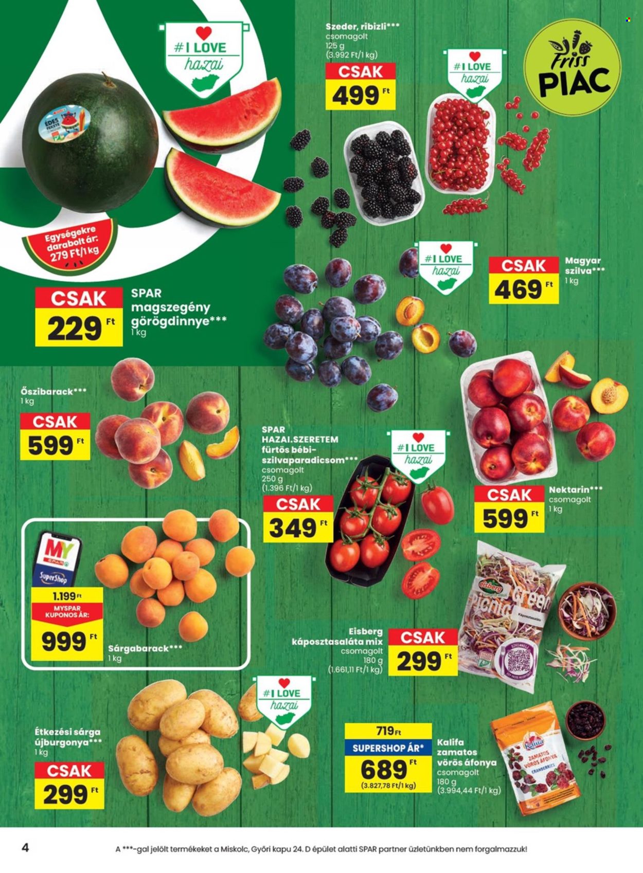 SPAR akciós újságok - 2024.07.18 - 2024.07.24. Oldal 4