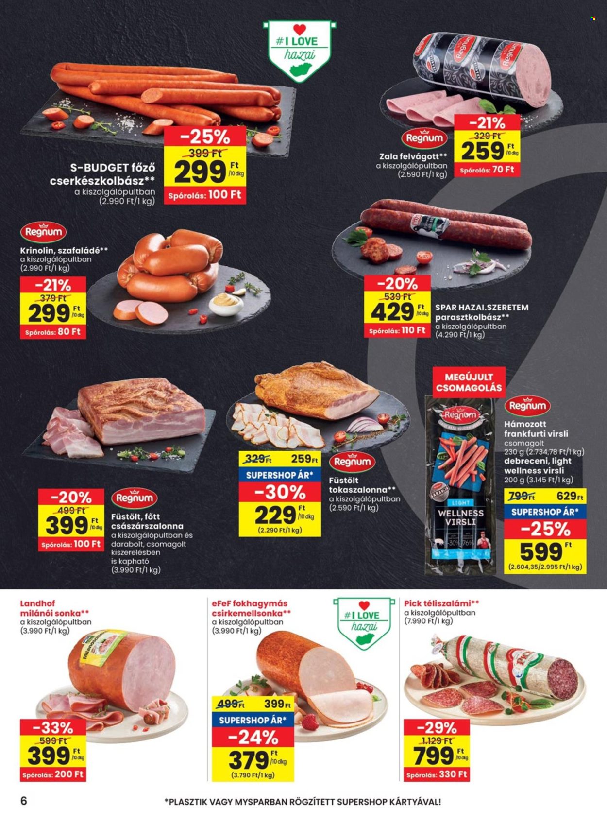 SPAR akciós újságok - 2024.07.18 - 2024.07.24. Oldal 6