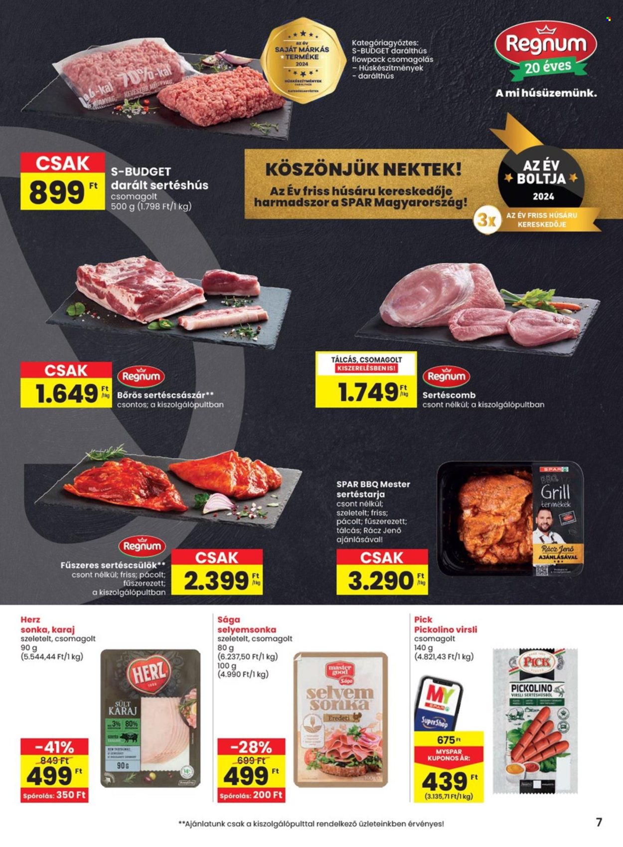 SPAR akciós újságok - 2024.07.18 - 2024.07.24. Oldal 7