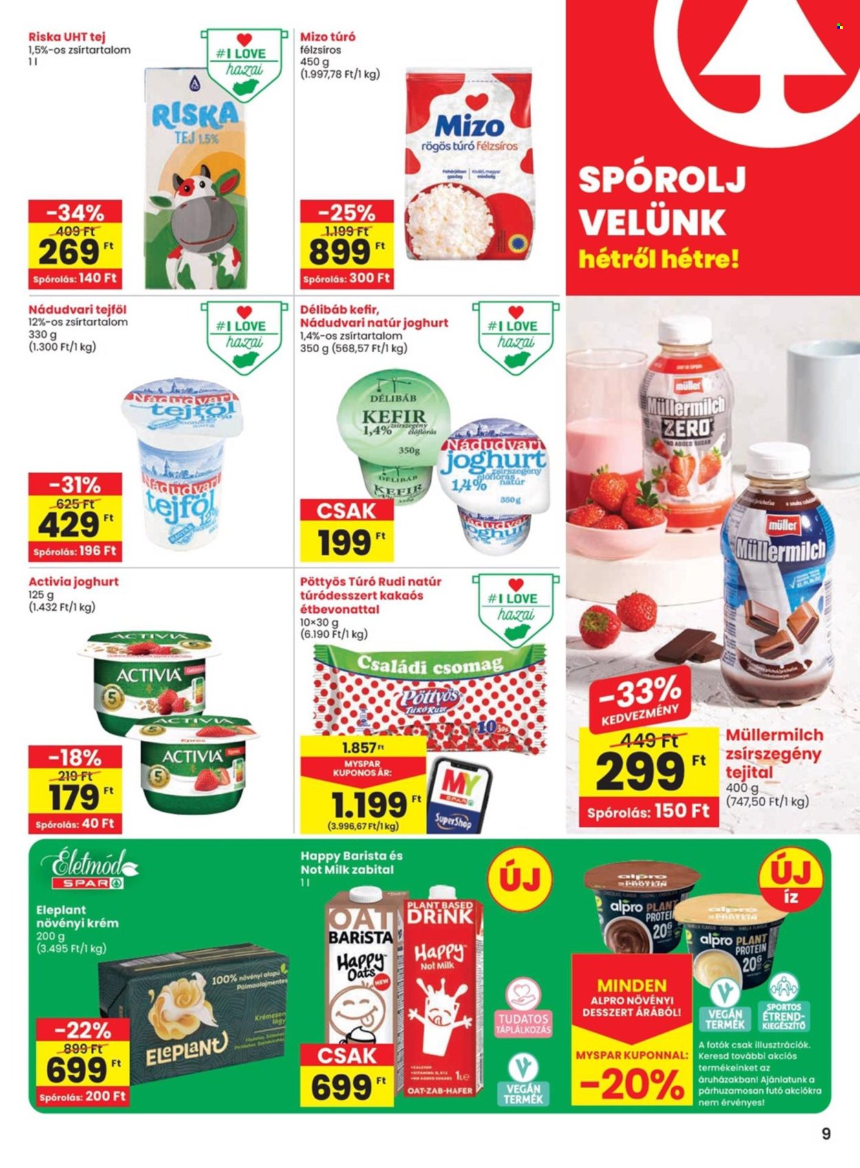 SPAR akciós újságok - 2024.07.18 - 2024.07.24. Oldal 9