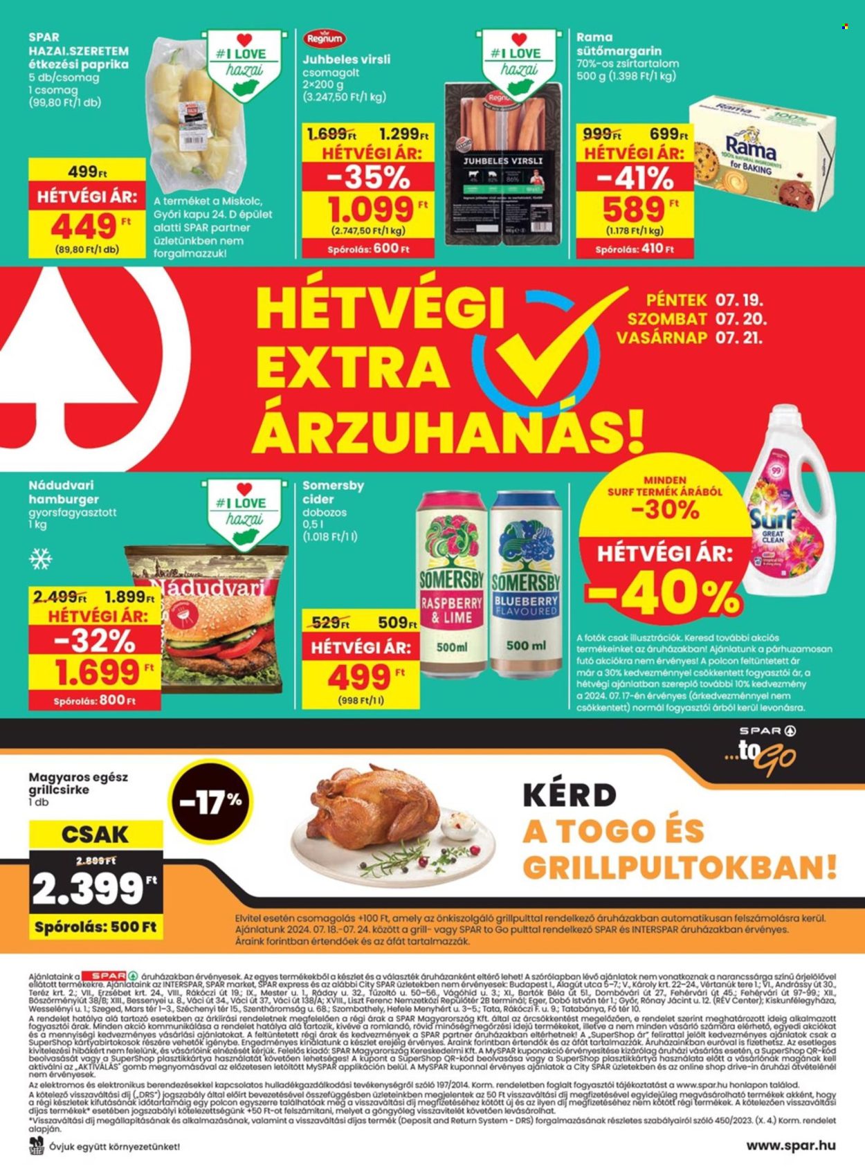 SPAR akciós újságok - 2024.07.18 - 2024.07.24. Oldal 20