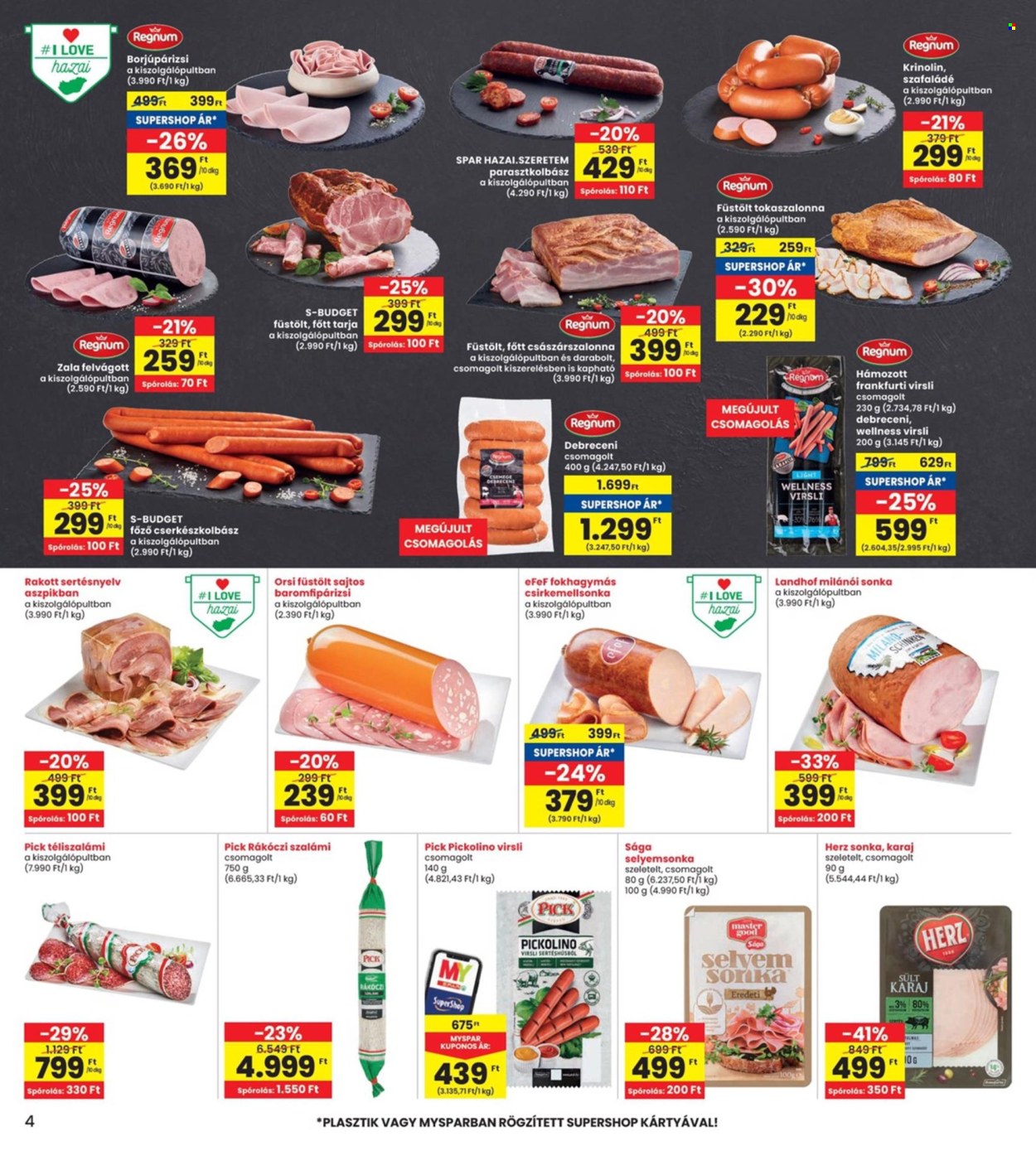 INTERSPAR akciós újságok - 2024.07.18 - 2024.07.24. Oldal 4