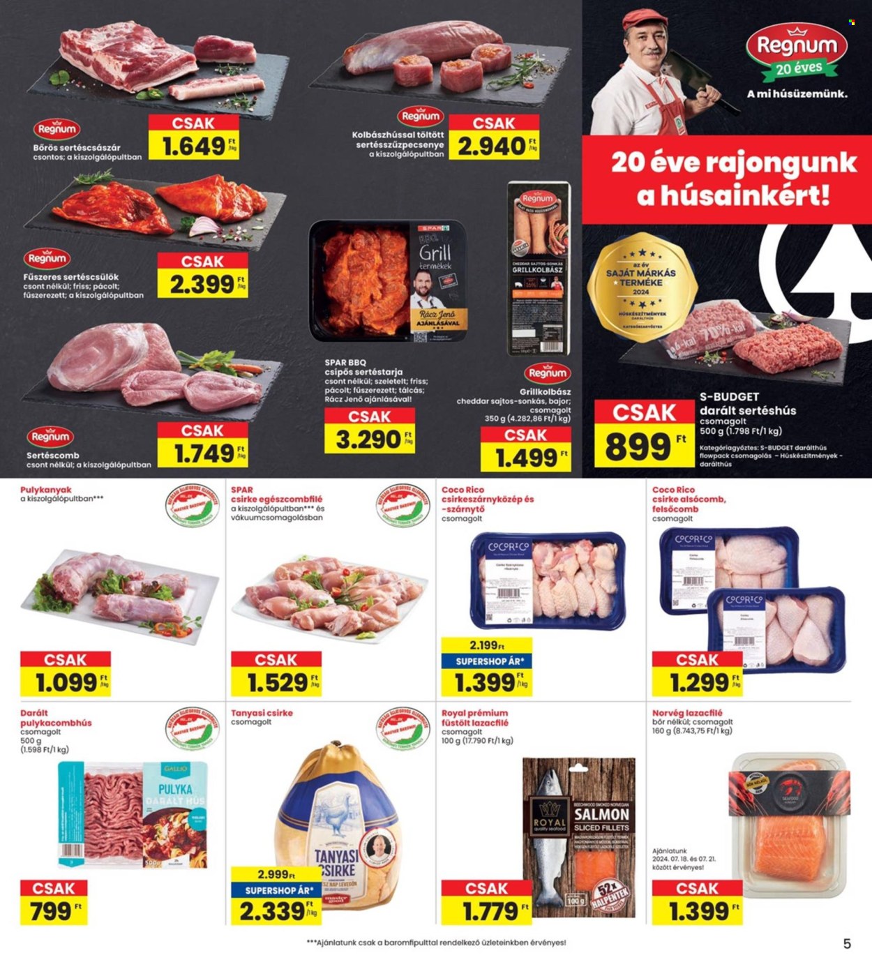 INTERSPAR akciós újságok - 2024.07.18 - 2024.07.24. Oldal 5