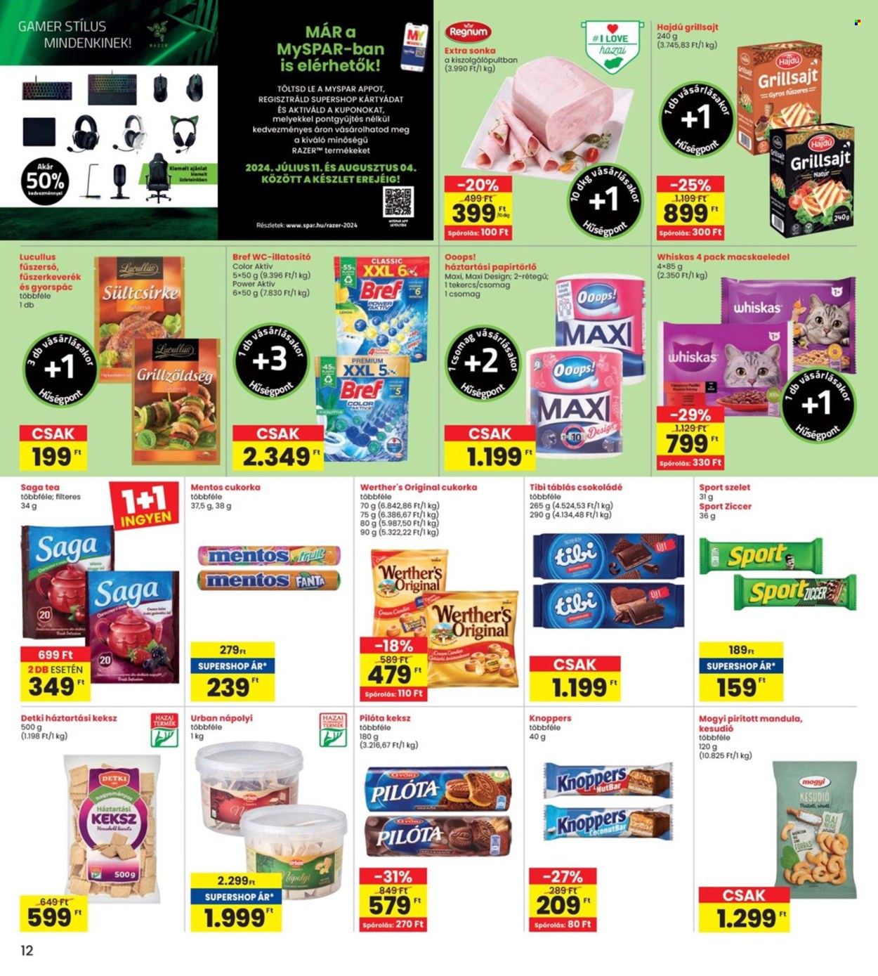 INTERSPAR akciós újságok - 2024.07.18 - 2024.07.24. Oldal 12