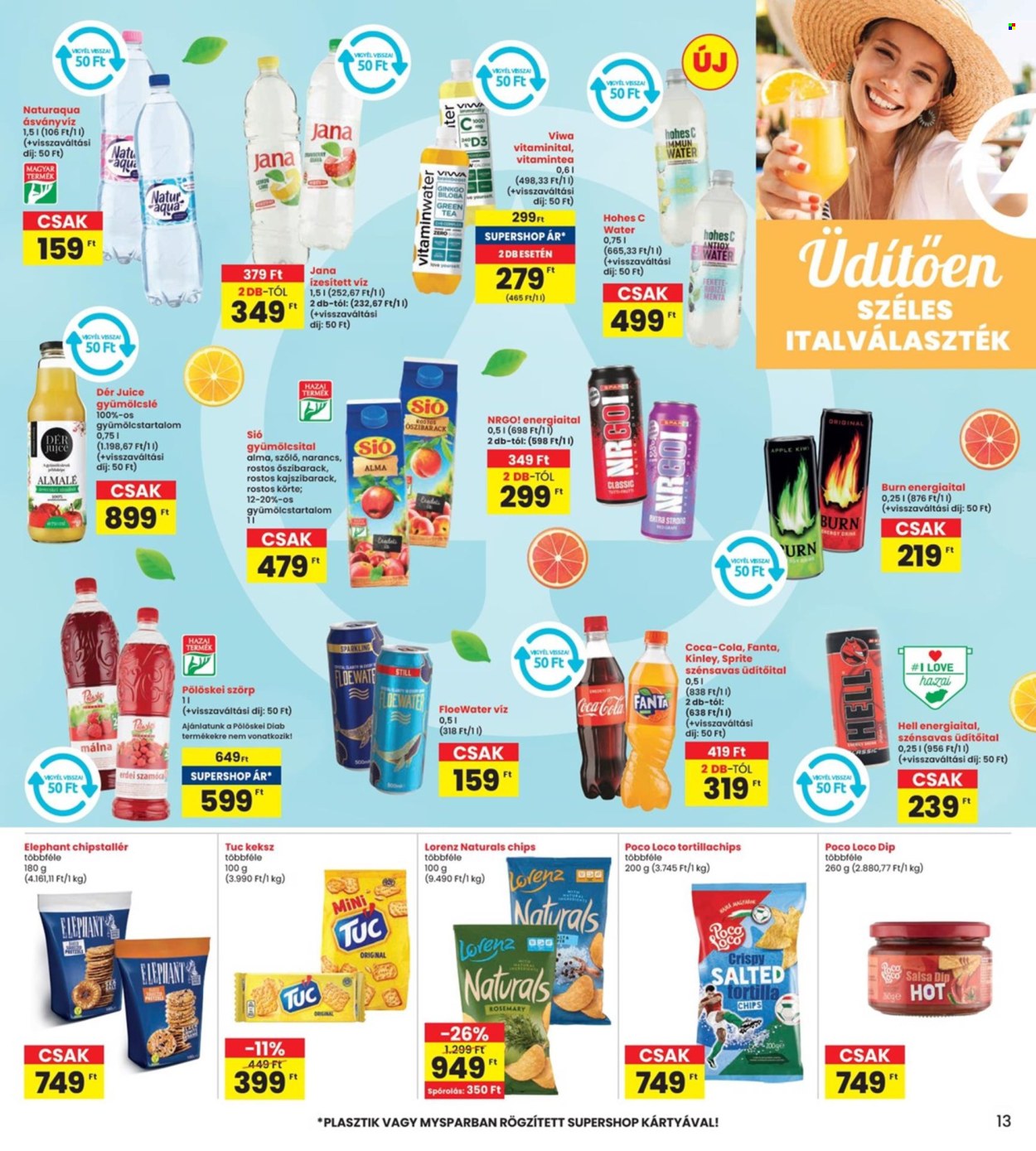 INTERSPAR akciós újságok - 2024.07.18 - 2024.07.24. Oldal 13