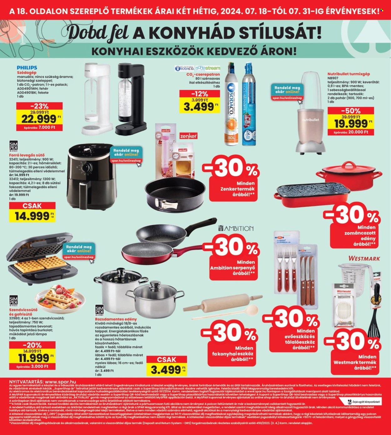 INTERSPAR akciós újságok - 2024.07.18 - 2024.07.24. Oldal 18
