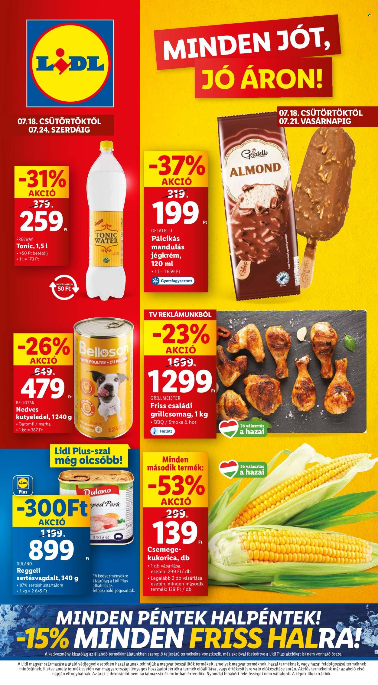Lidl akciós újságok - 2024.07.18 - 2024.07.24. Oldal 1