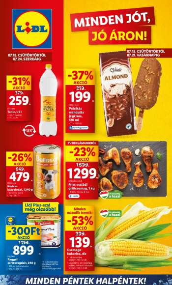 Újság Lidl - 2024.07.18 - 2024.07.24.