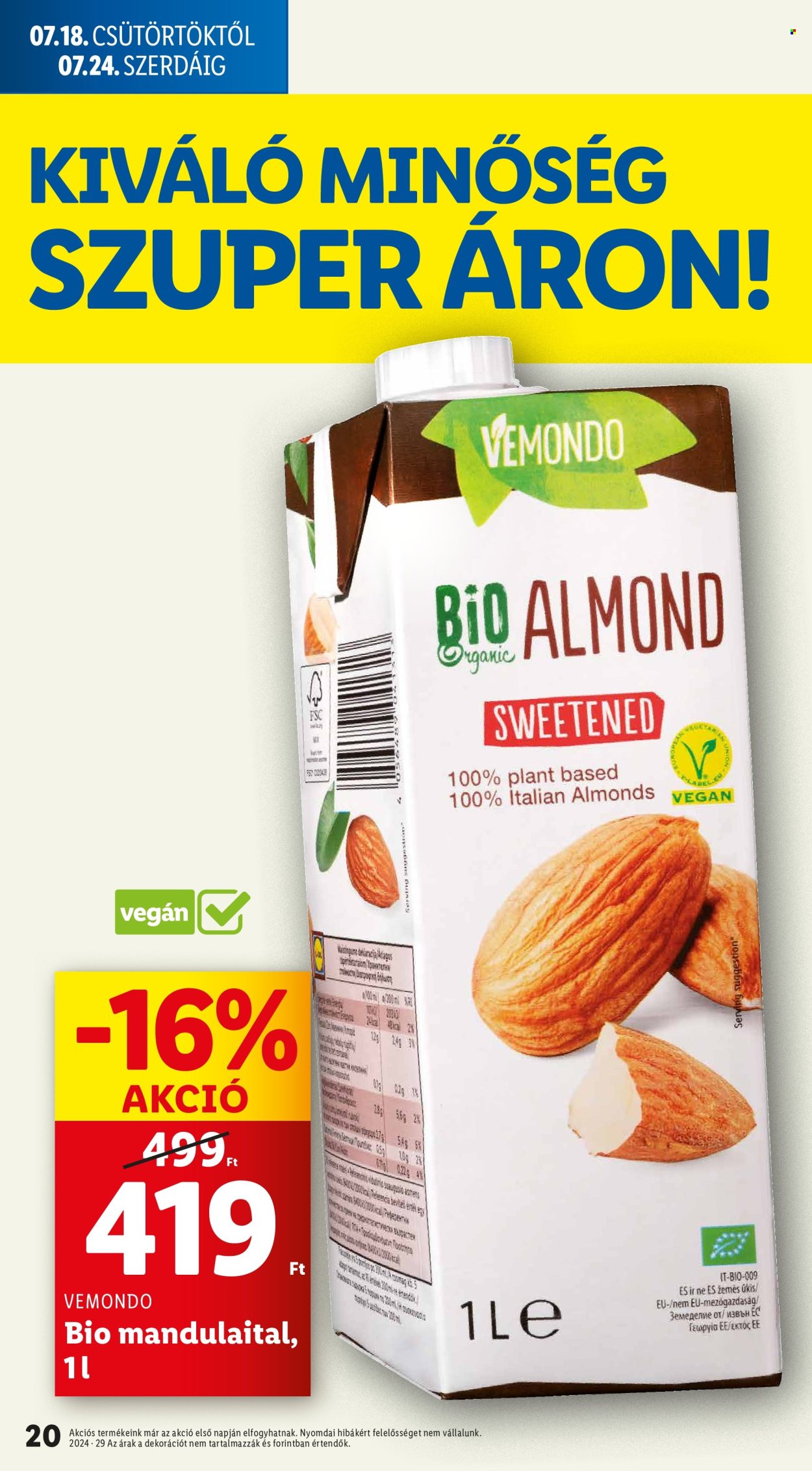 Lidl akciós újságok - 2024.07.18 - 2024.07.24. Oldal 20