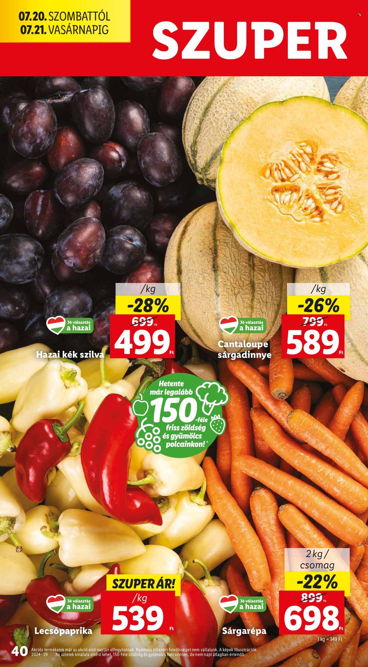 Lidl akciós újságok - 2024.07.18 - 2024.07.24. Oldal 40